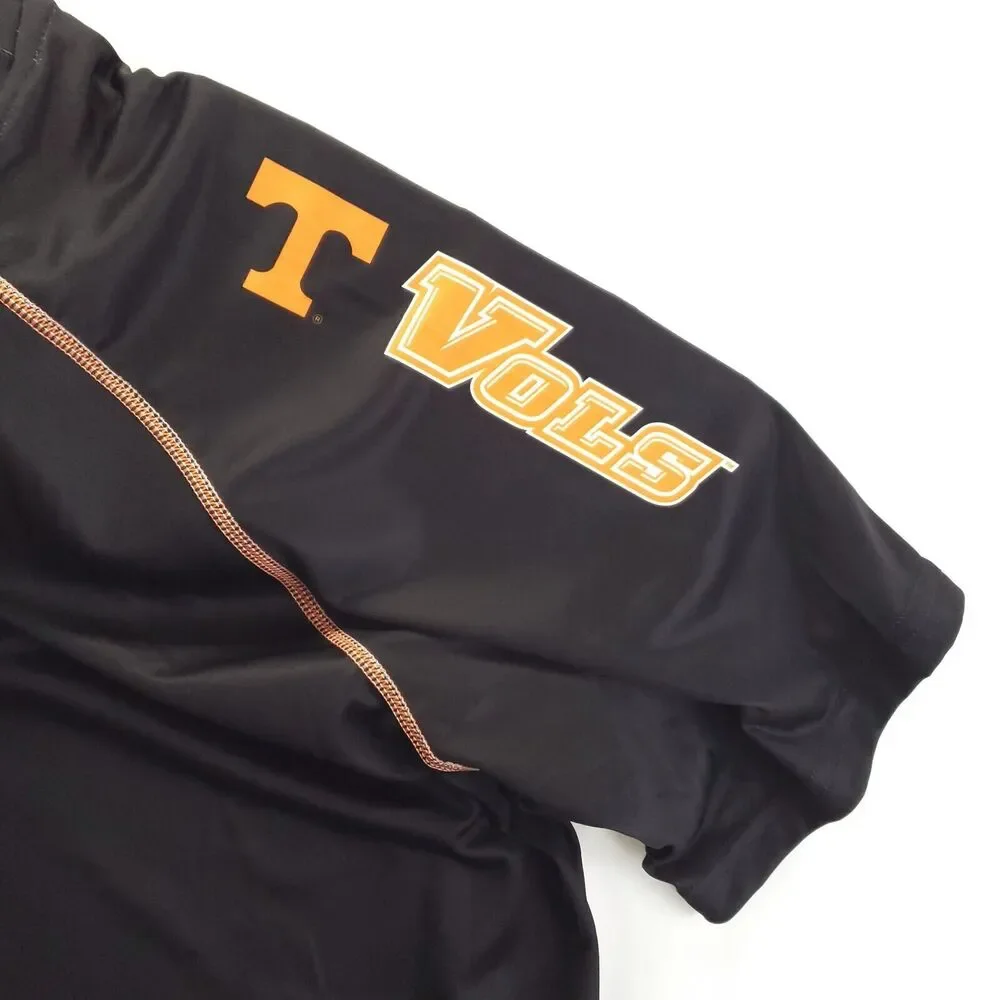 Adidas Tennessee Volunteers Shirt Mens Medium Black Orange Climalite